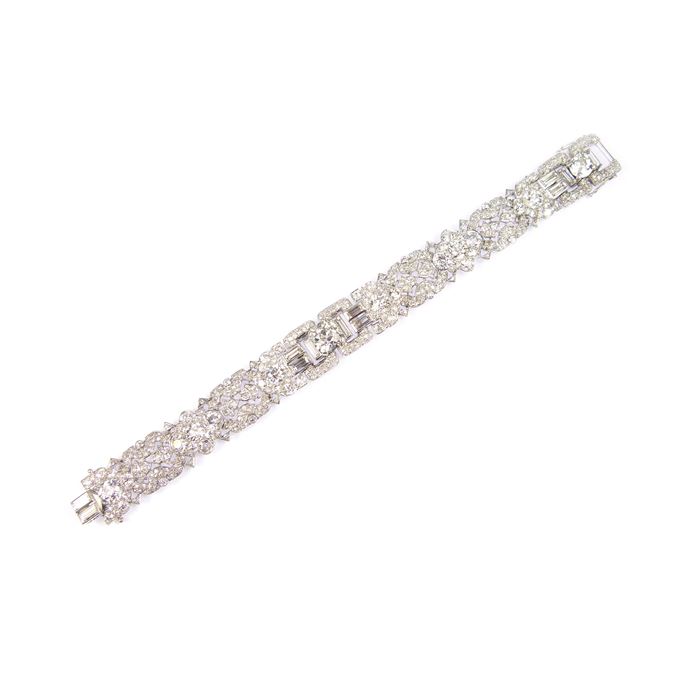   Cartier - Diamond strap bracelet | MasterArt